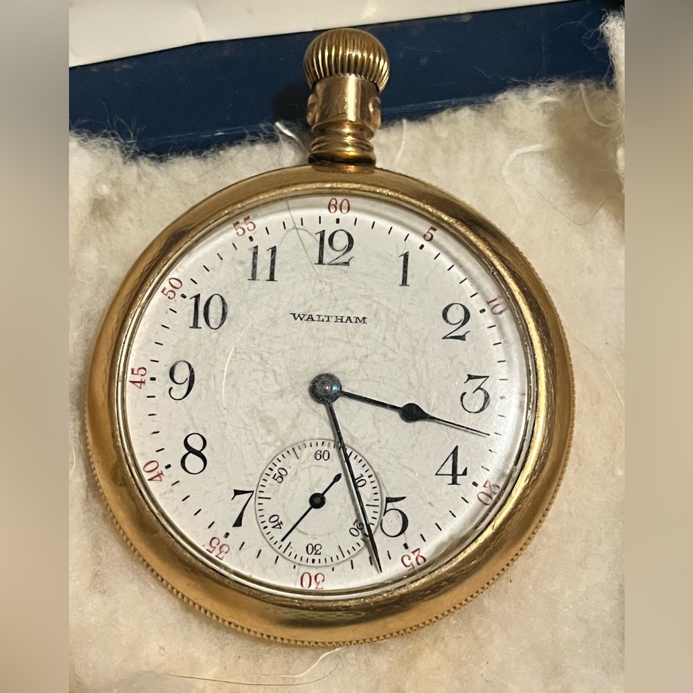 1908 Waltham perpetual motion Pocket Watch